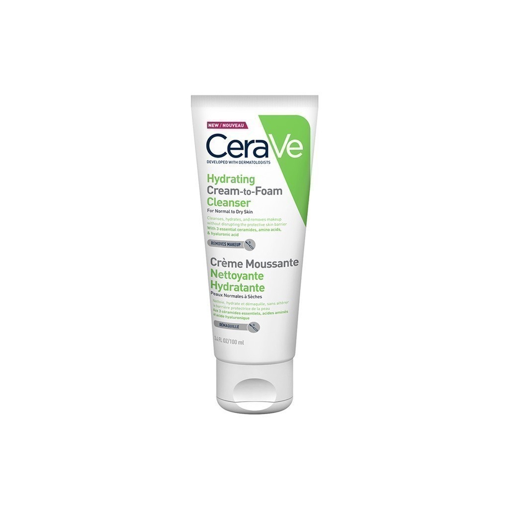 CeraVe HYDRATING CREAM-TO-FOAM CLEANSER 100ml